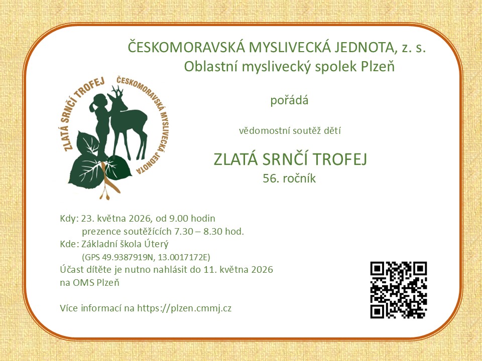 Zlatá srnčí trofej – 56. ročník